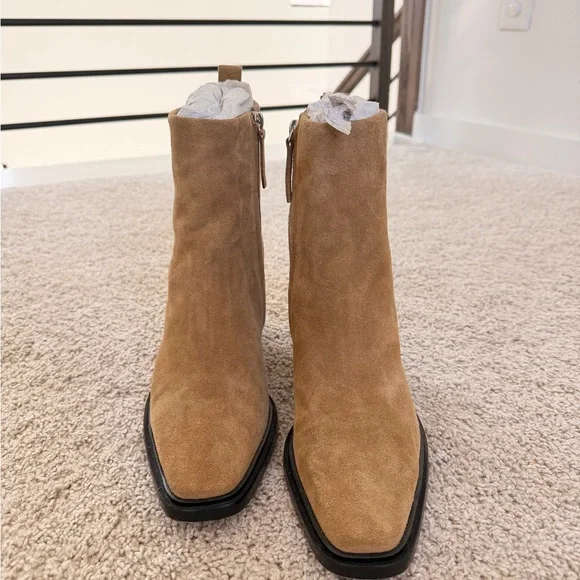 Everlane Havana Boots in Sand Camel Suede Size 9 - Picture 4 of 7